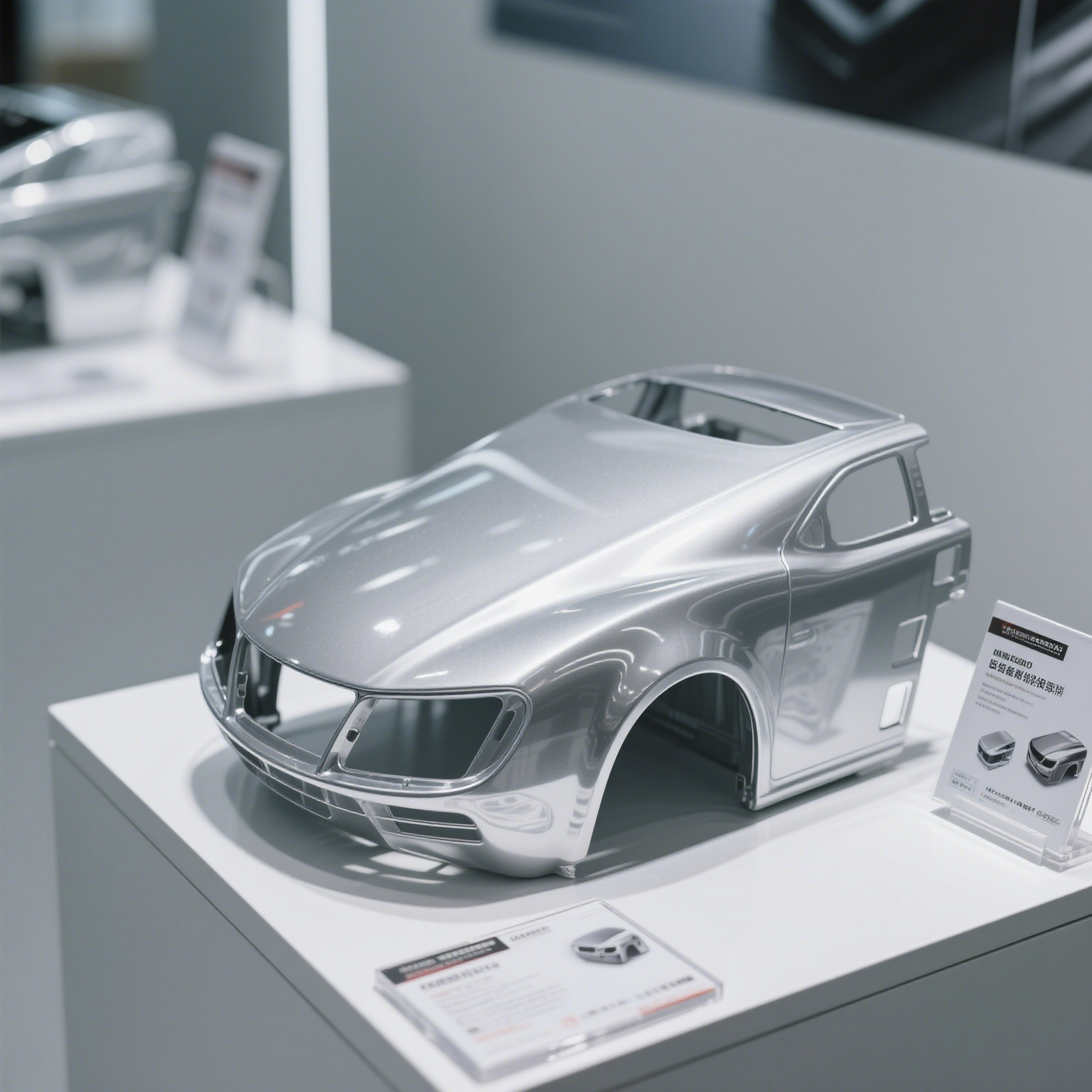 Plastic shell Non leafing aluminum silver paste