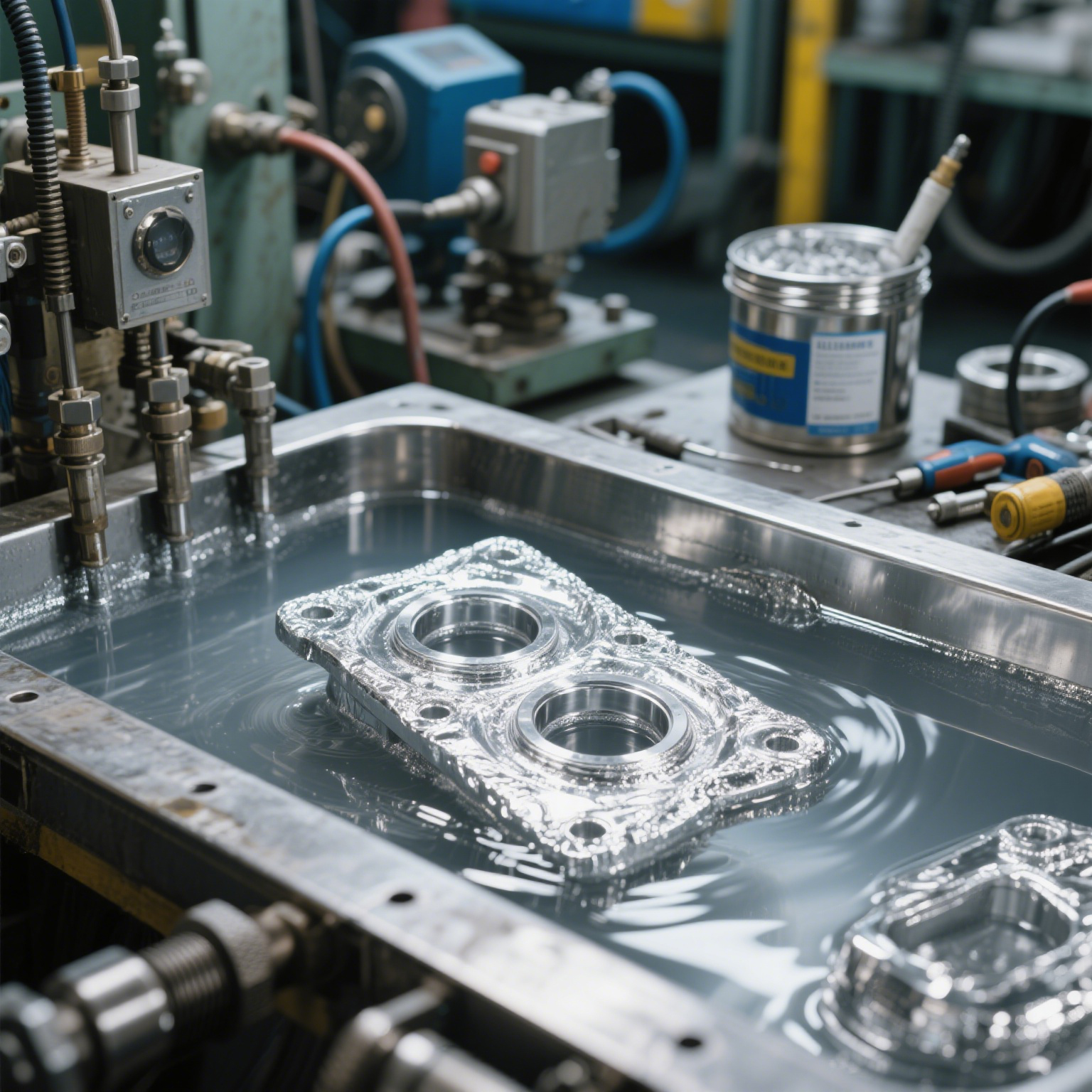 Electroplated parts Non leafing aluminum silver paste